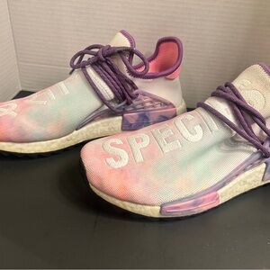 Pharrell x Adidas NMD Human Race Trail “Holi Festival” sneakers - PinkGlow color